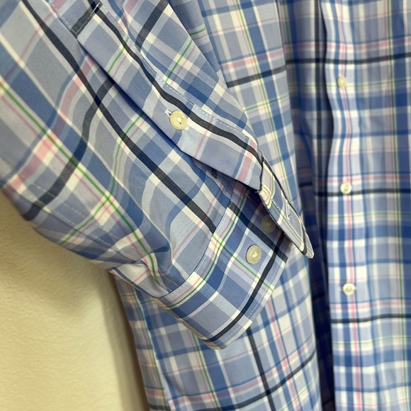 Lauren Ralph Lauren Black Label men’s long sleeve plaid button down size 2XL - Picture 4 of 10
